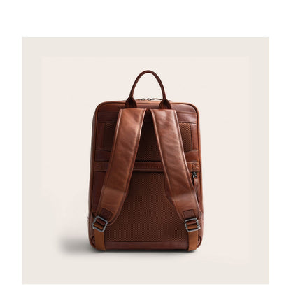 The Chesterfield Brand Marvello Rugzak - 12 liter - 15" laptopvak - cognac
