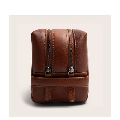 The Chesterfield Brand Montelaro Leren Toilettas cognac