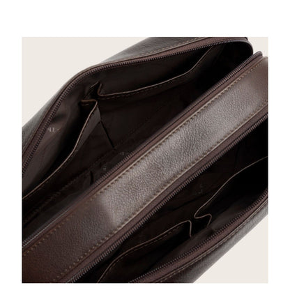 The Chesterfield Brand Montelaro Leren Toilettas bruin