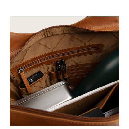 The Chesterfield Brand Mireya Shopper - 14" laptopvak - cognac