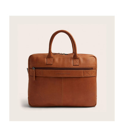 The Chesterfield Brand Tacama Laptop Schoudertas - 16" laptopvak - cognac