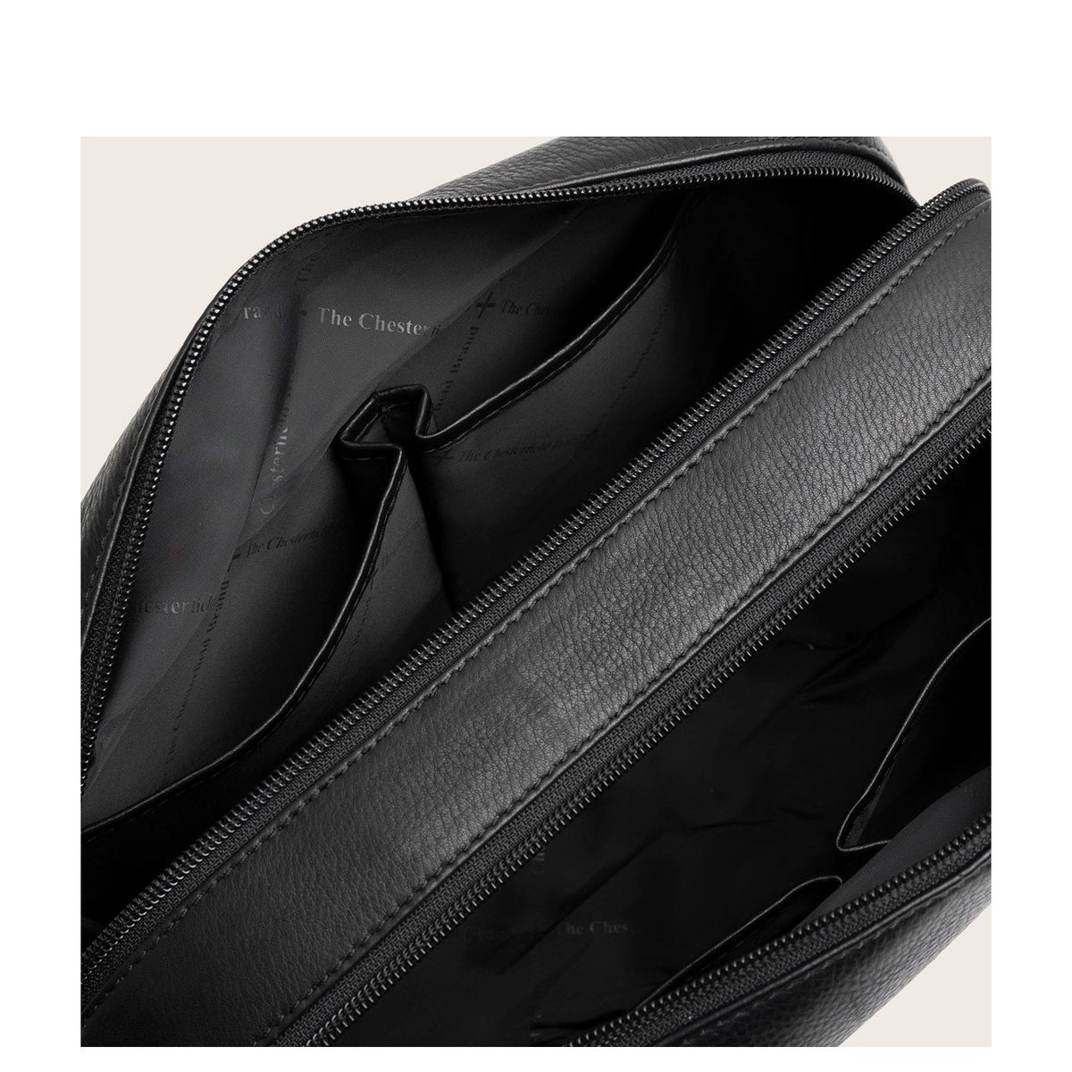 The Chesterfield Brand Montelaro Leren Toilettas zwart
