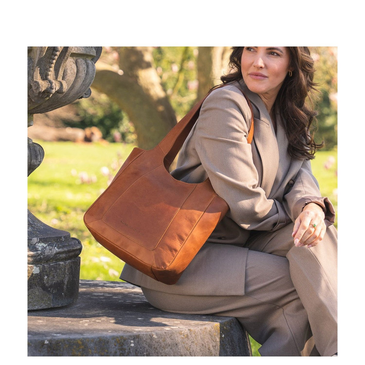 The Chesterfield Brand Tofino Schoudertas bruin