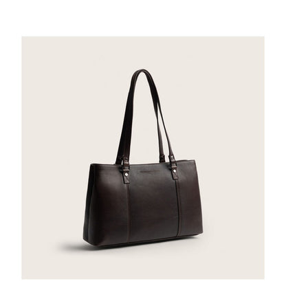 The Chesterfield Brand Alverino Schoudertas - 14" laptopvak - bruin