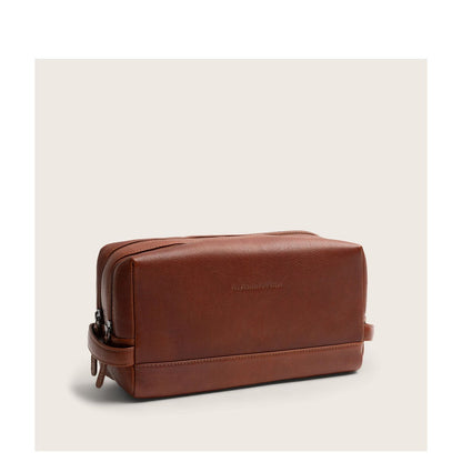 The Chesterfield Brand Montelaro Leren Toilettas cognac