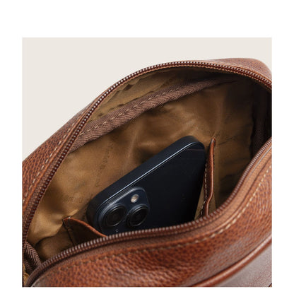 The Chesterfield Brand Valtorio Crossbody Schoudertas cognac