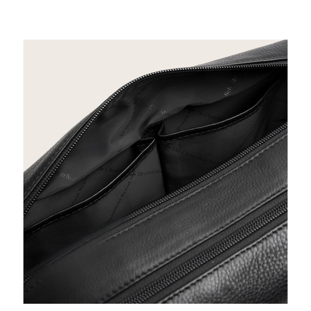 The Chesterfield Brand Montelaro Leren Toilettas zwart