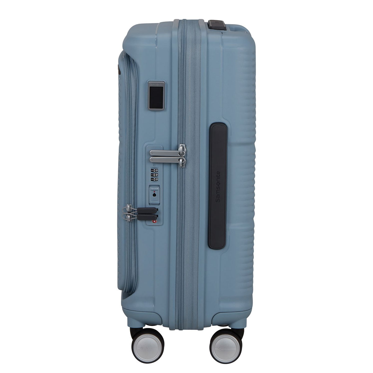 Samsonite Paralux HS Handbagage Spinner 55 cm - Uitbreidbaar 40/46 liter - 55x39x23/26 cm - fog blue
