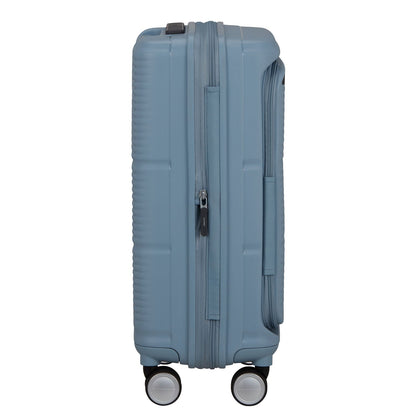 Samsonite Paralux HS Handbagage Spinner 55 cm - Uitbreidbaar 40/46 liter - 55x39x23/26 cm - fog blue