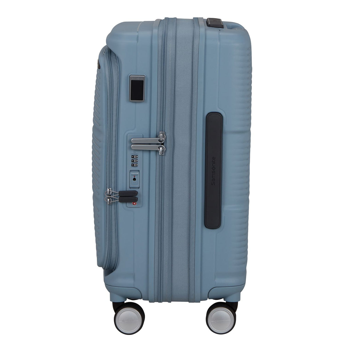 Samsonite Paralux HS Handbagage Spinner 55 cm - Uitbreidbaar 40/46 liter - 55x39x23/26 cm - fog blue