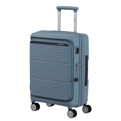 Samsonite Paralux HS Handbagage Spinner 55 cm - Uitbreidbaar 40/46 liter - 55x39x23/26 cm - fog blue