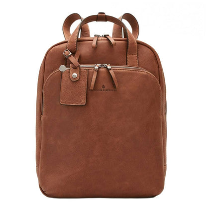Castelijn &amp; Beerens Carisma Laptop-Rucksack 15,6 Zoll + Tablet-Rucksack in Cognac