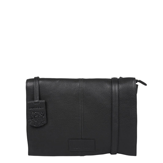 Burkely Soft Skylar Double Pocket Flap black Women's bag