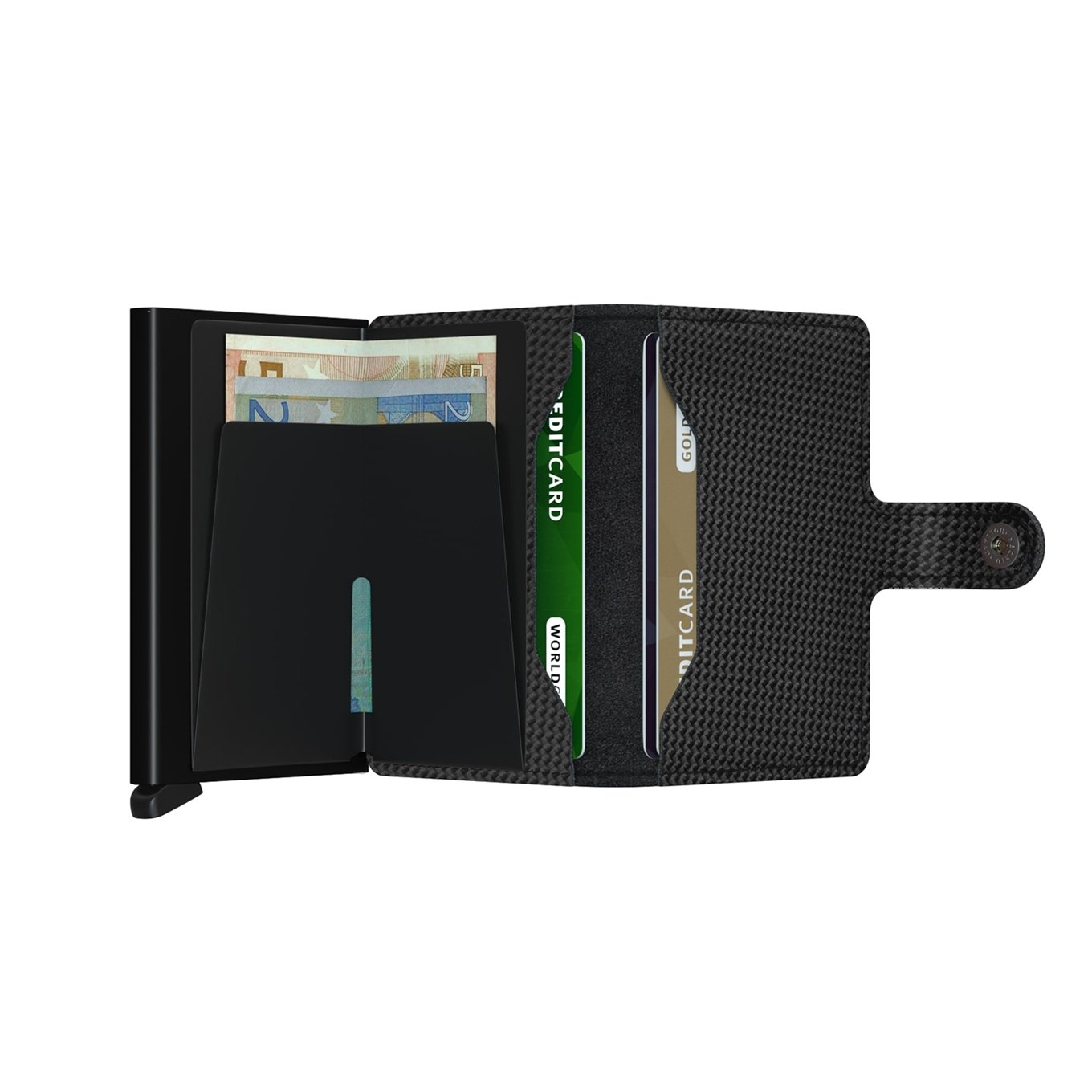 Secrid Miniwallet Portemonnee Carbon black