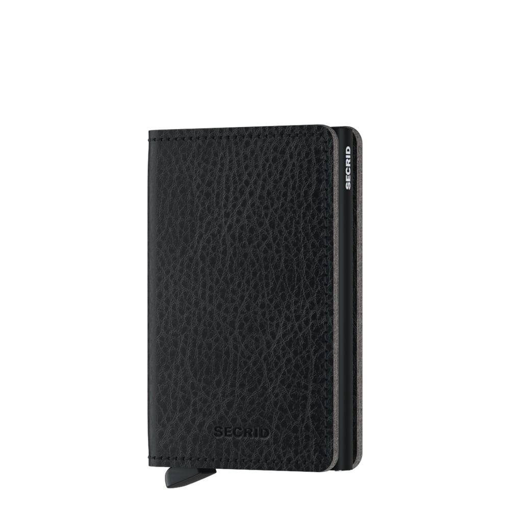 Secrid Slimwallet Wallet Veg schwarz-schwarz Damenbrieftasche