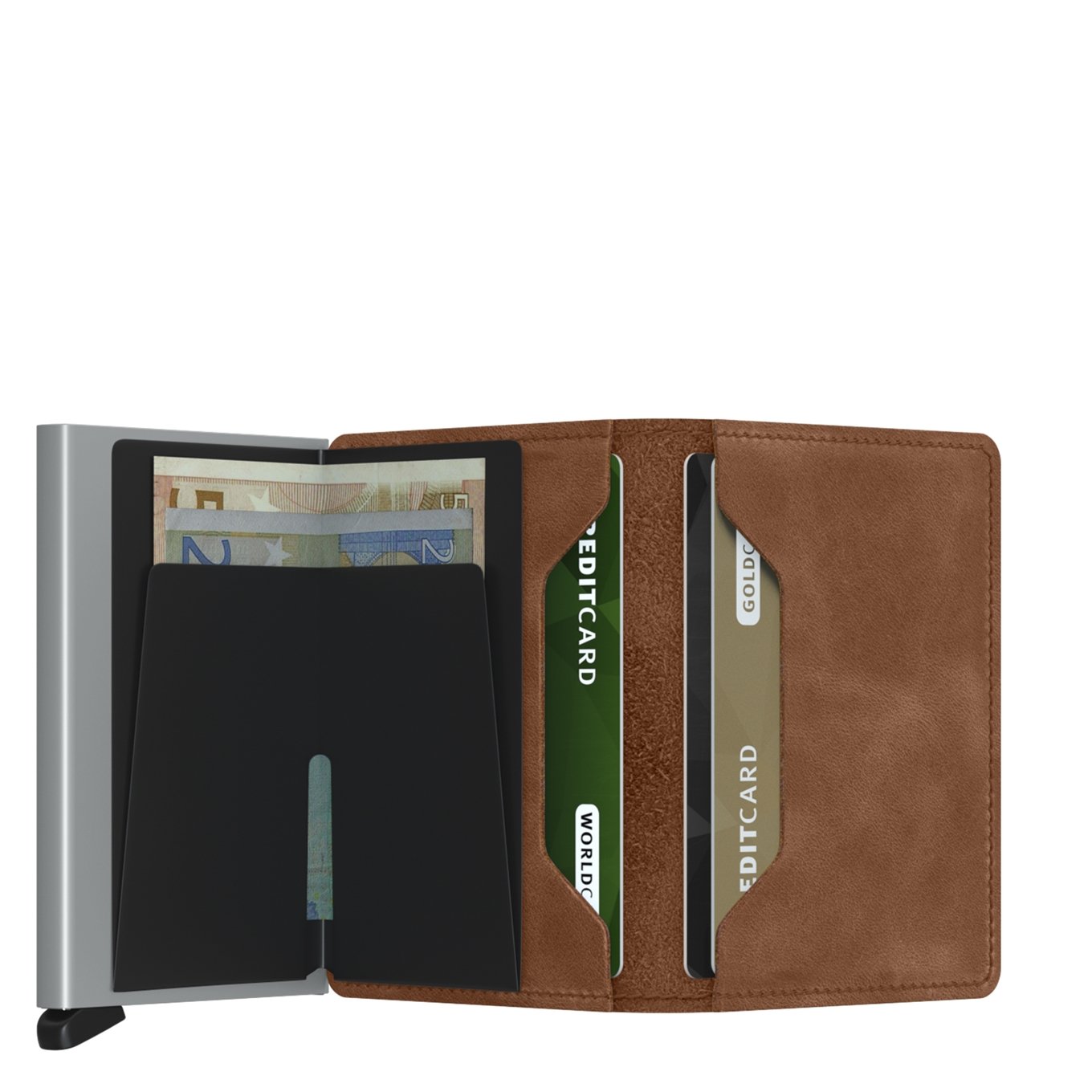 Secrid Slimwallet Portemonnee Vintage cognac