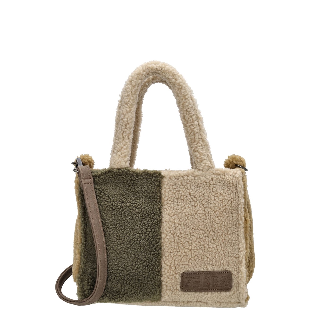 Zebra Trends Teddy Denise Handtasche taupe Damentasche