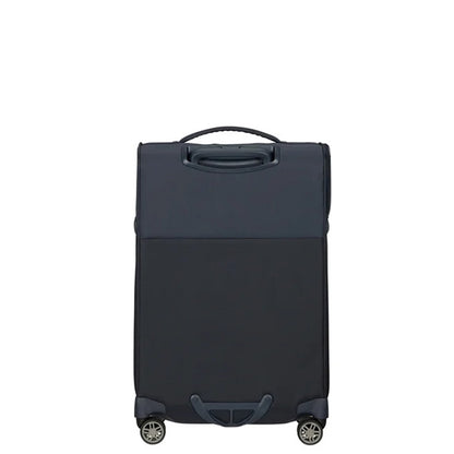 Samsonite Airea Spinner 55 Exp Länge 35 cm dunkelblau Weicher Koffer