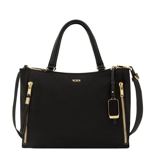 TUMI Voyageur Valetta Medium Tote black/gold