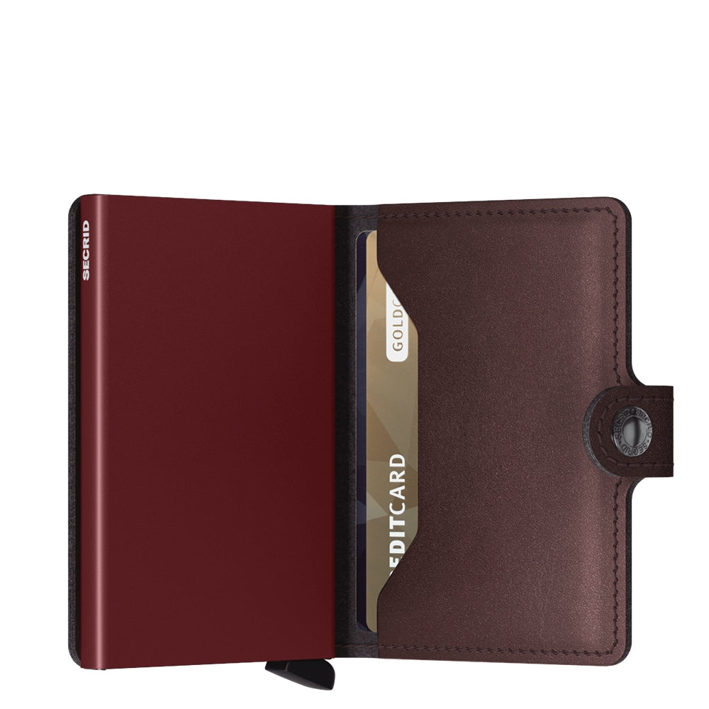 Secrid Miniwallet Portemonnee metallic moro