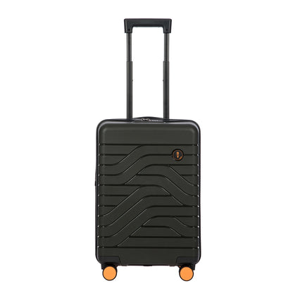 Bric's Ulisse Trolley 55 USB olivfarbenes Hartschalenetui