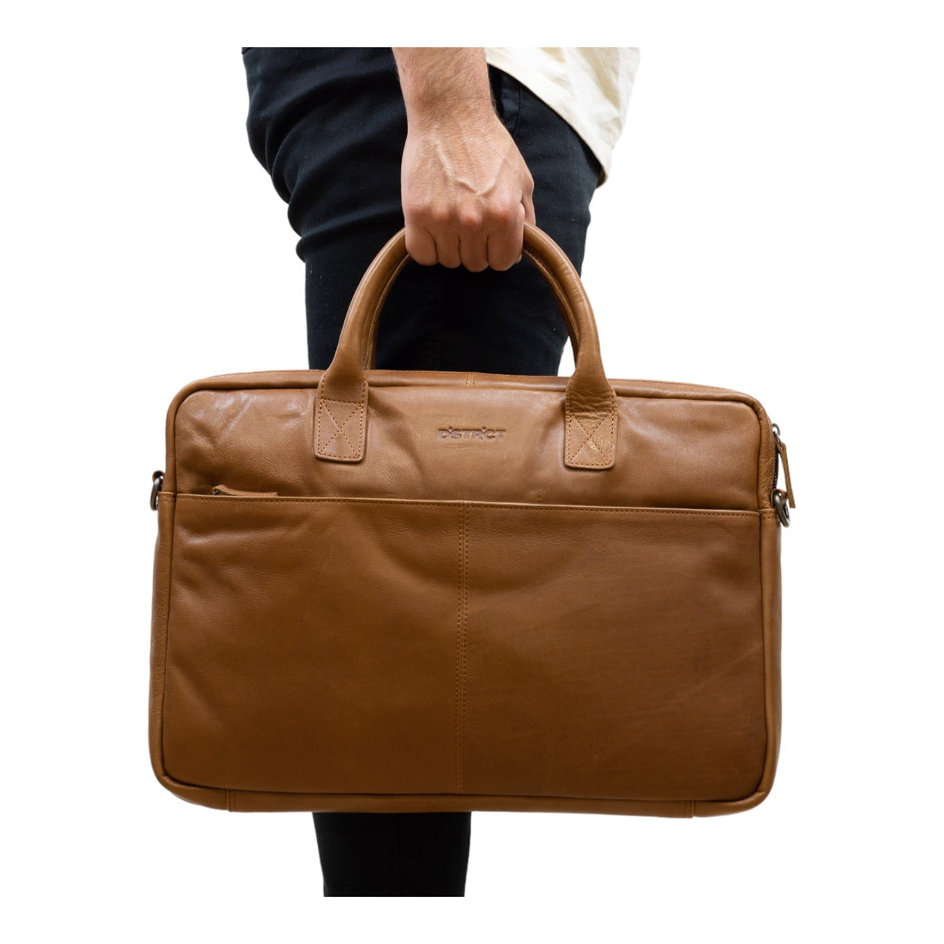 DSTRCT State Street Limited Workingbag 17" cognac