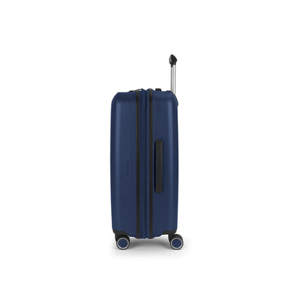 Gabol Brooklyn Medium Trolley Erweiterbarer blauer Hartschalenkoffer