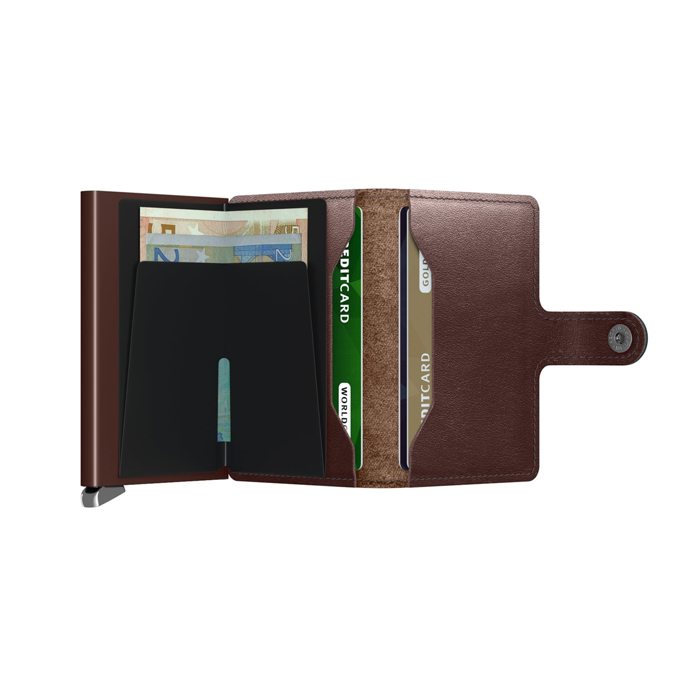 Secrid Miniwallet Wallet Dusk dunkelbraun Damenbrieftasche