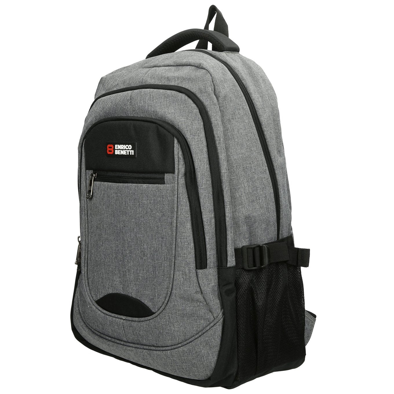 Enrico Benetti Hamburg 17'' Laptop Backpack light gray