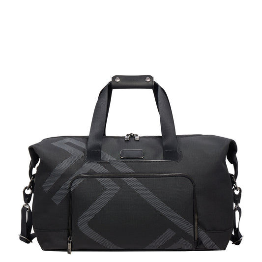 TUMI Alpha Double Expansion Satchel reflective TUMI jacquard
