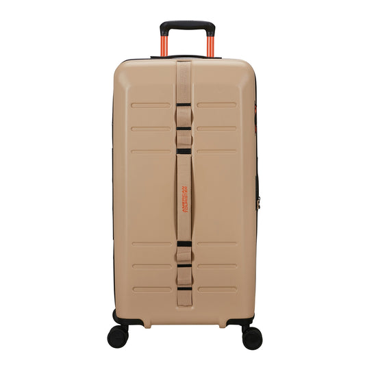 American Tourister Trailon Trunk 80/30 TSA beige Hard Suitcase