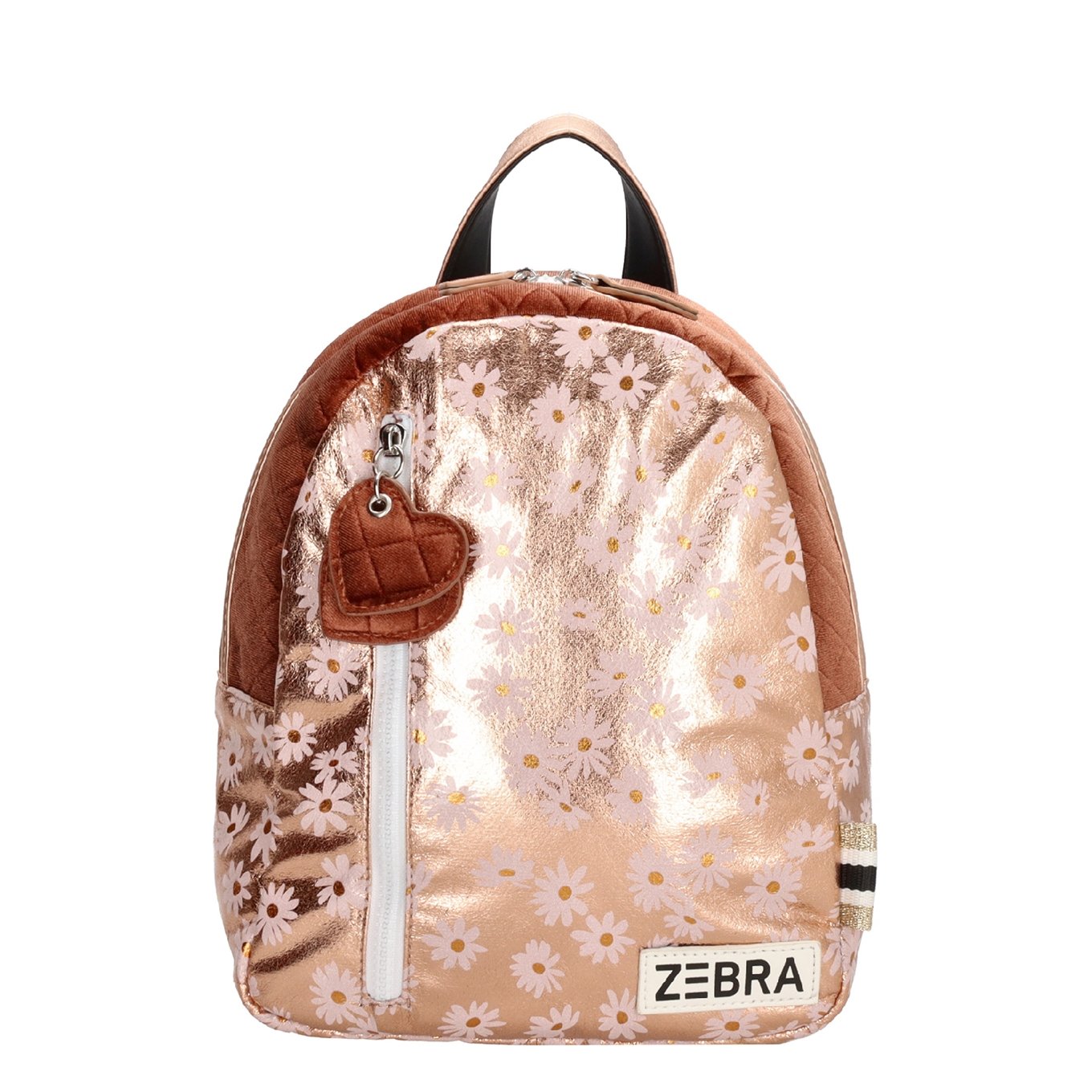 Zebra Trends Girls Flower Backpack S rosa Kindertasche