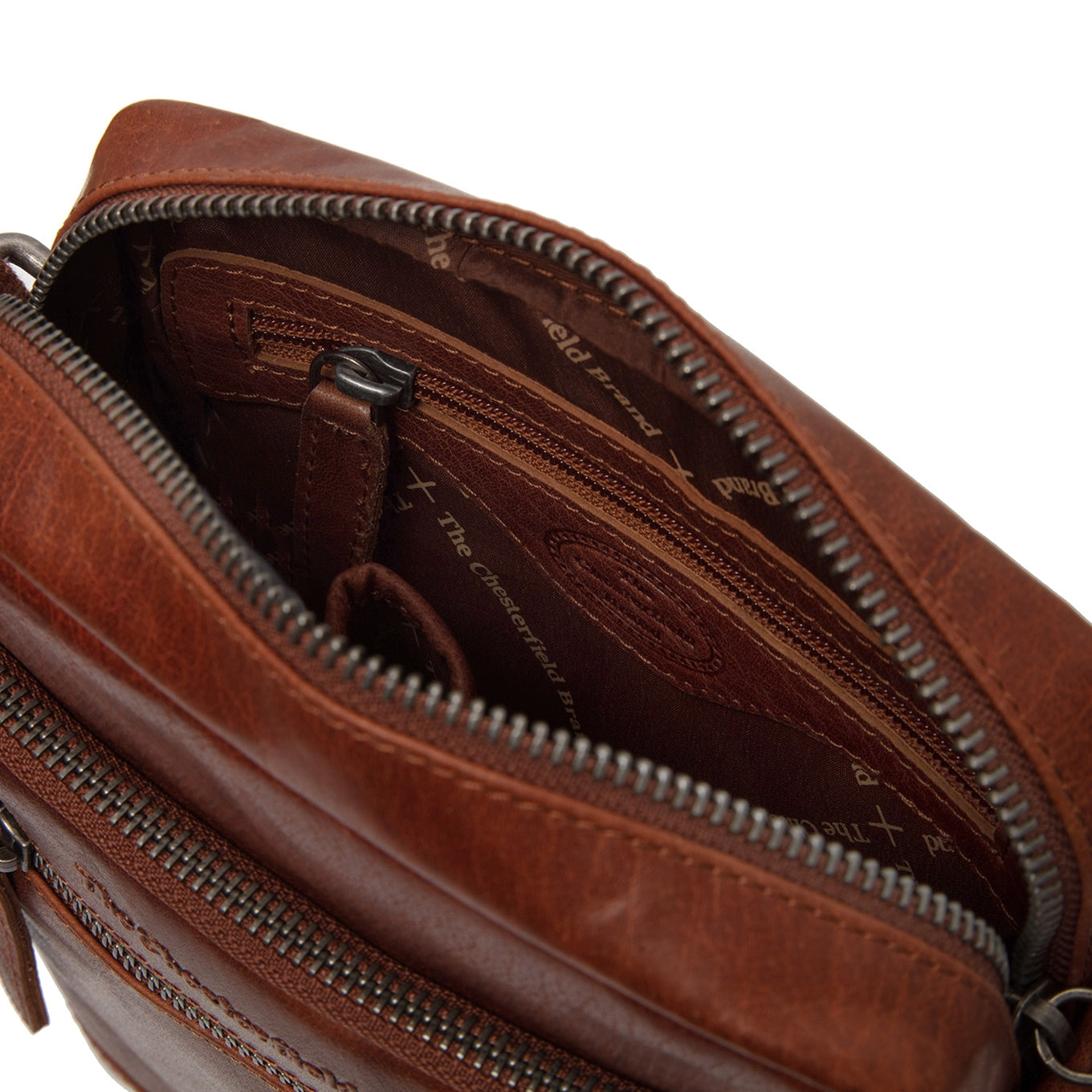 The Chesterfield Brand Arenas Shoulder Bag Cognac