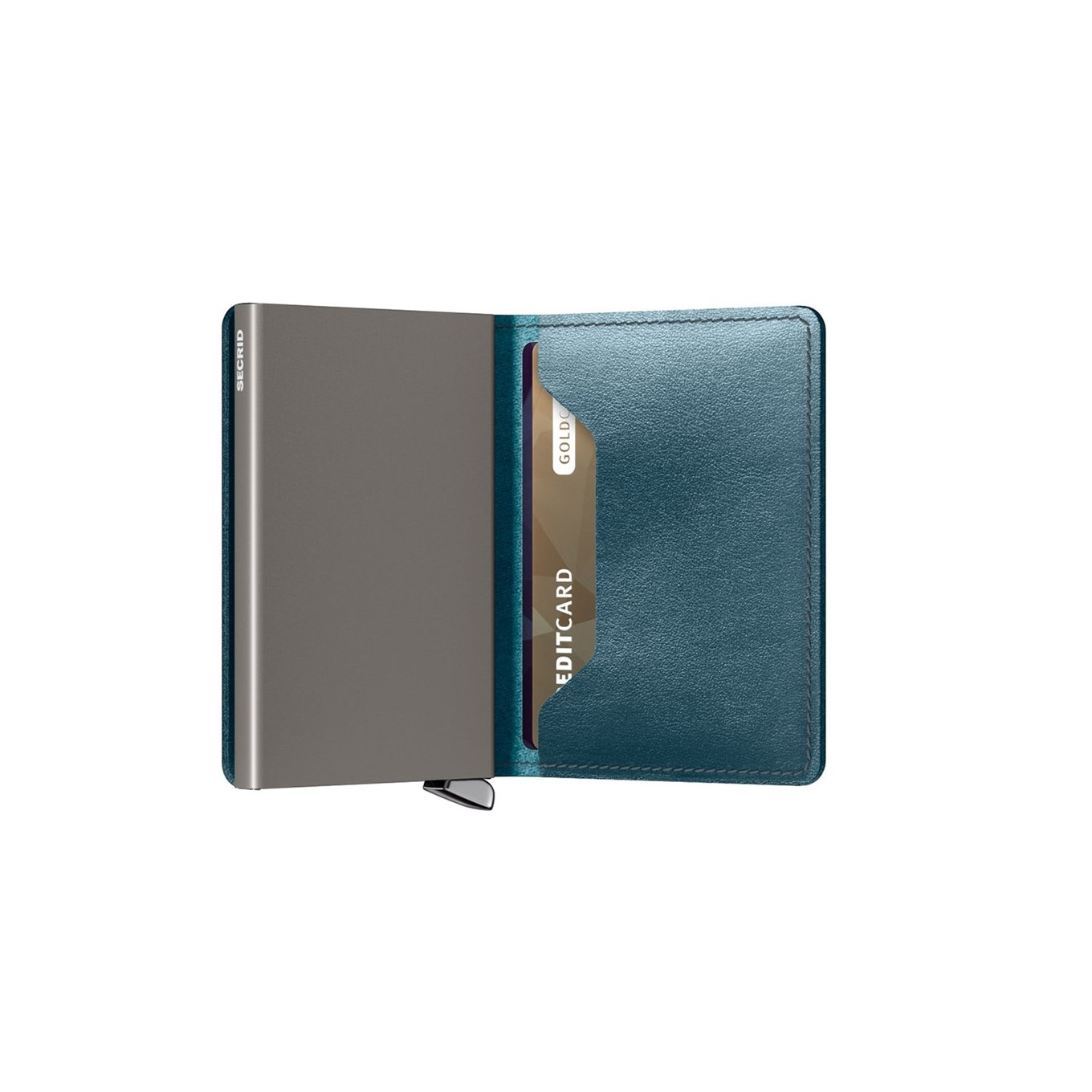 Secrid Slimwallet Wallet Dusk teal Damenbrieftasche