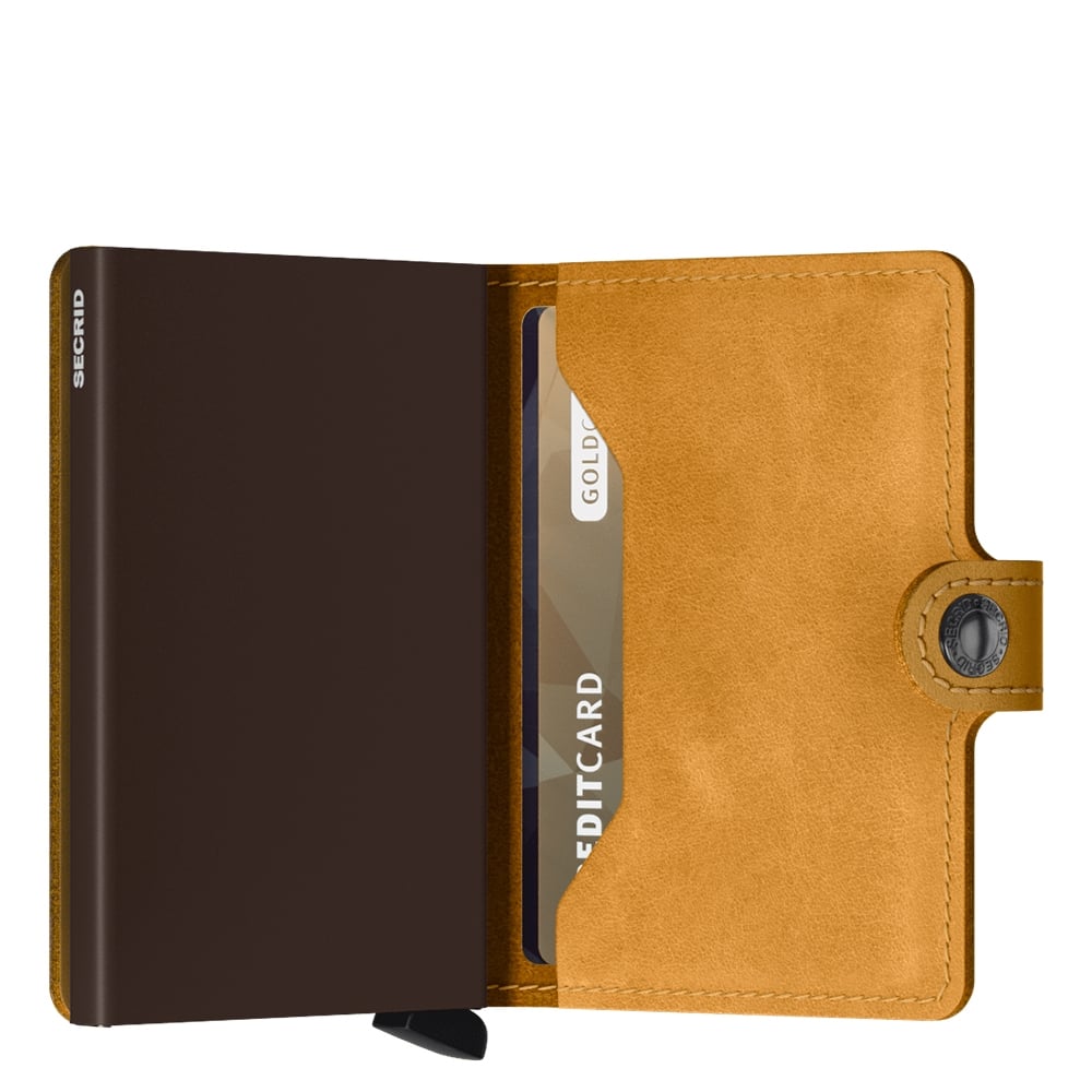 Secrid Miniwallet Portemonnee Vintage ochre