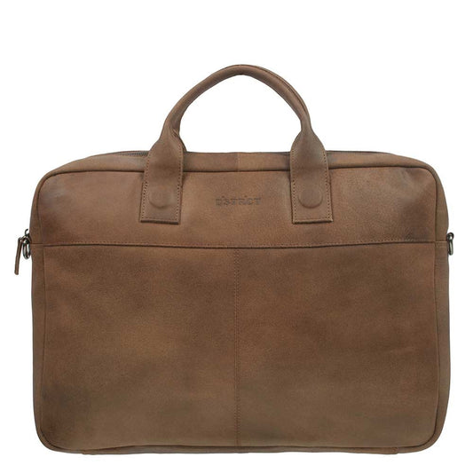 DSTRCT Fletcher Street Workingbag 17" cognac