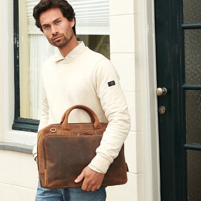 Plevier Colmar Businesstasche 15,6" braun
