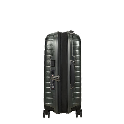 Samsonite Proxis Spinner 55/35 Erweiterbarer matt kletternder Efeu-Hartschalenkoffer