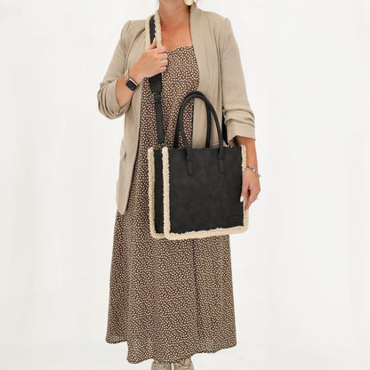 Zebra Trends Emmy Shopper 22861 schwarze Damentasche