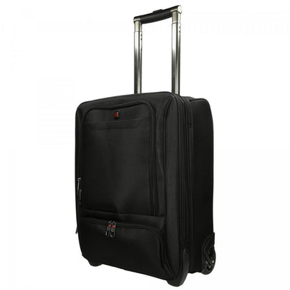 Enrico Benetti Cornell 40L Laptop Trolley 17'' schwarz Weicher Koffer
