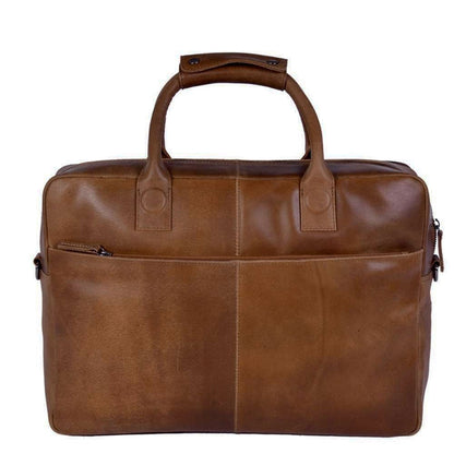 DSTRCT Fletcher Street Workingbag 17" cognac2