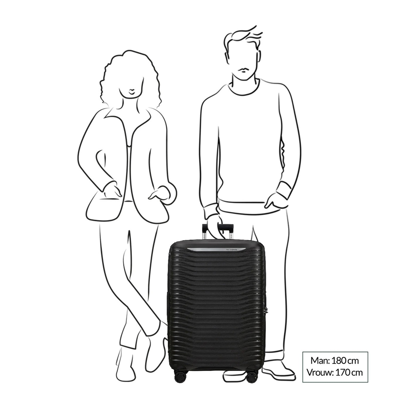 Samsonite Upscape Spinner 75 Exp cloud white