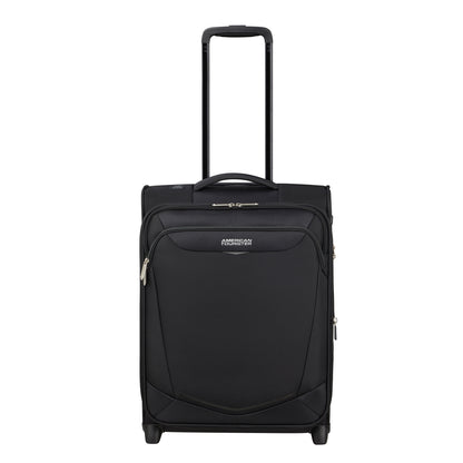 American Tourister Summerride Upright S Exp schwarzer Weichkoffer