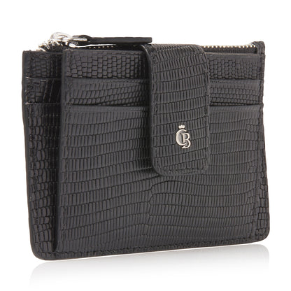 Castelijn &amp; Beerens Donna Mini Wallet 7 Karten RFID schwarz Damenbrieftasche