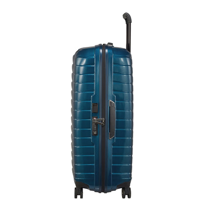 Samsonite Proxis Spinner 75 benzinblauer Hartschalenkoffer