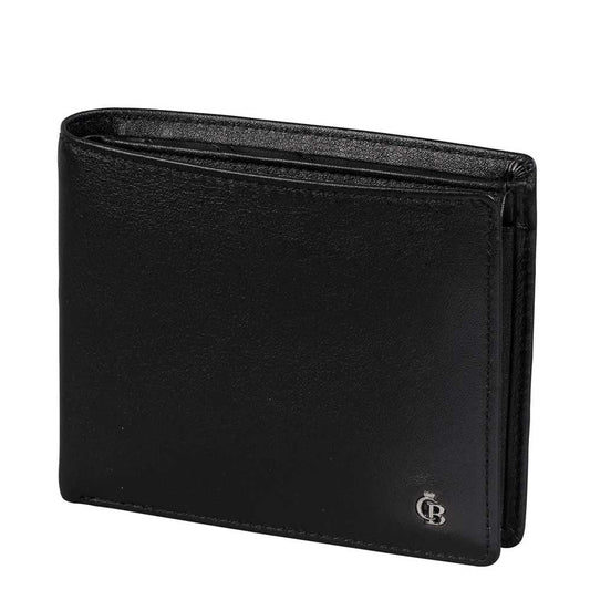 Castelijn &amp; Beerens Vita Billfold 4 Kreditkarten schwarze Herrenbrieftasche