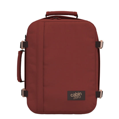 CabinZero Classic 28L Ultra Light Cabin Bag Sangria Red Wochenendtasche