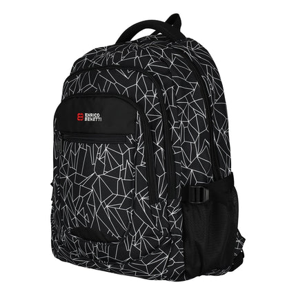 Enrico Benetti Santa Cruz 17,3" Laptop-Rucksack schwarz-weißer Laptop-Rucksack