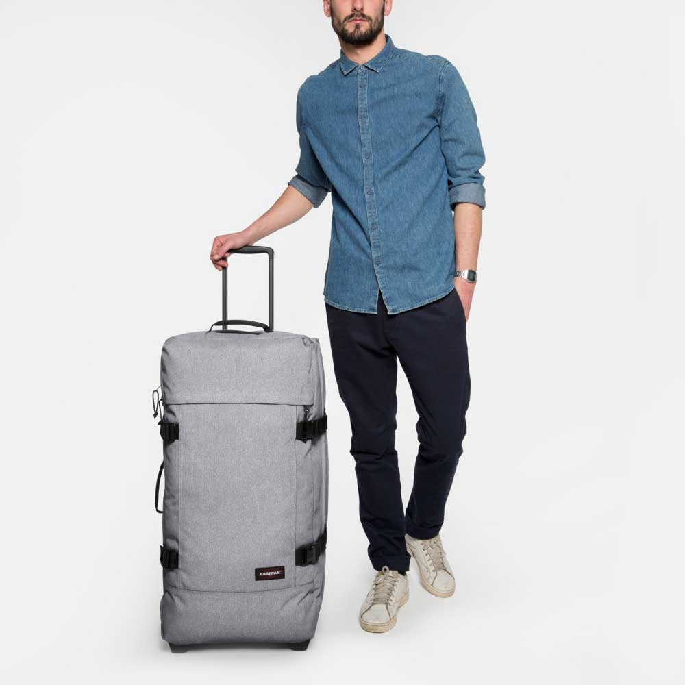 Eastpak Tranverz L sonntagsgraue Trolley-Reisetasche