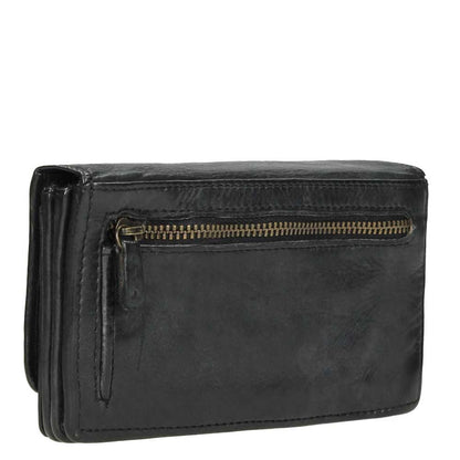 Bear Design Cow Lavato Women's Wallet 12cc black2